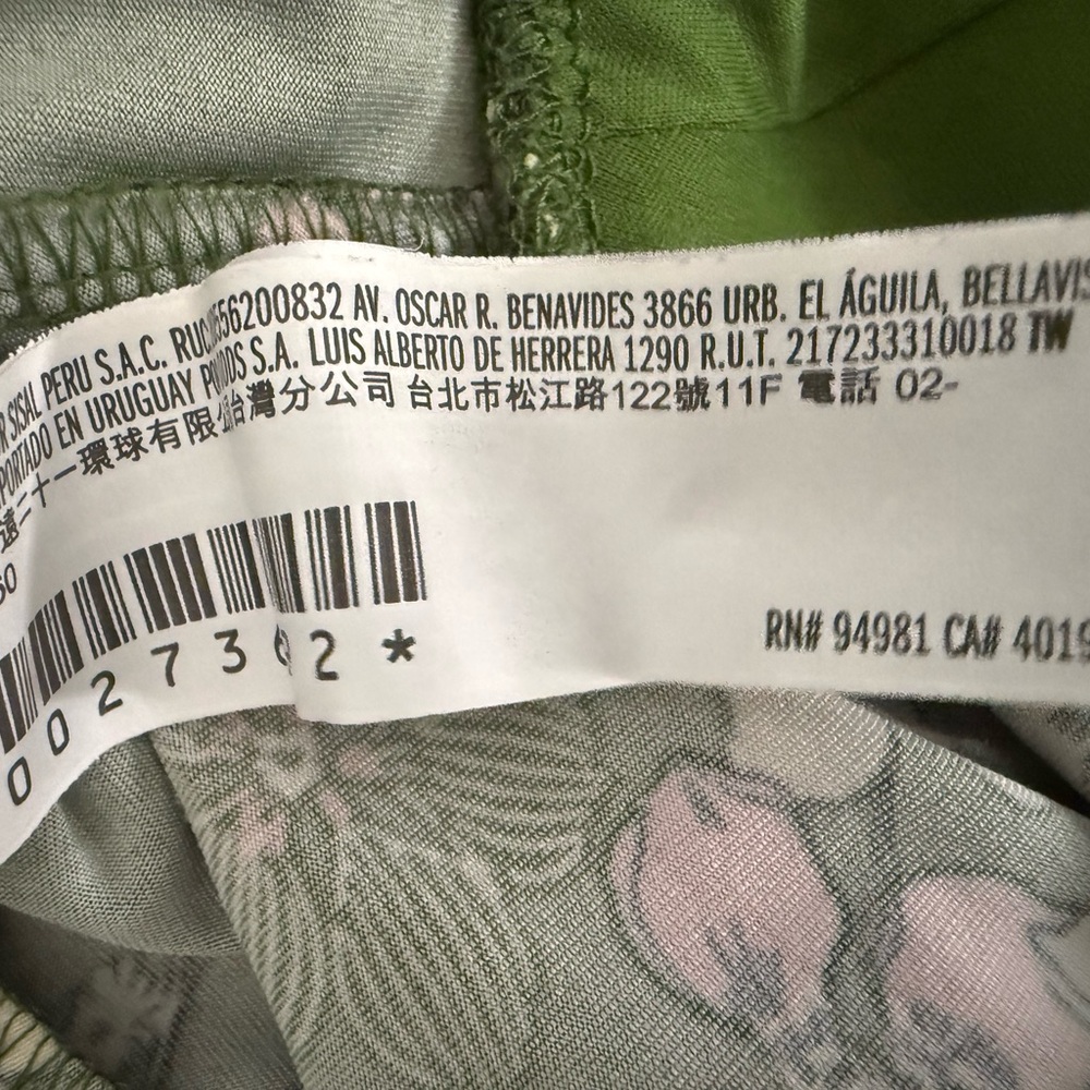 Forever 21 Green Floral Pantsuit Wide leg Spring V Neck Boho Size S - Picture 11 of 14